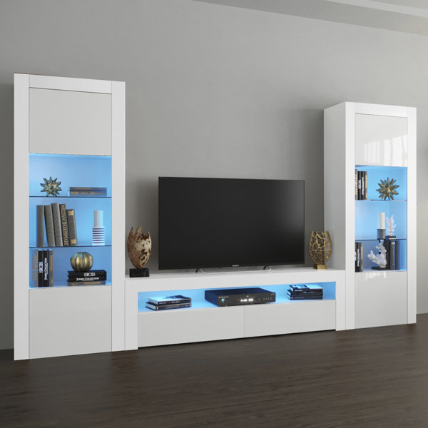 Orren Ellis Earle Entertainment Center for TVs up to 70" & Reviews
